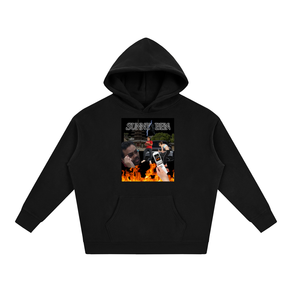 Og Ben Oversize Fleeced Hoodie